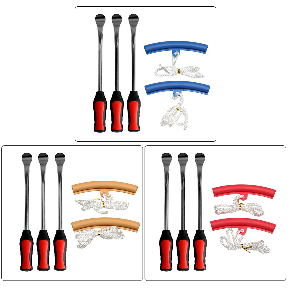 12PcsFietsbandVeranderenToolSetBandDemontageMontageKitBandSpoonLeverToolVelgProtectorSchedenVoorMoto-4001297910509