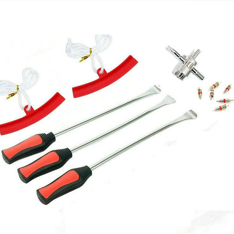 12PcsFietsbandVeranderenToolSetBandDemontageMontageKitBandSpoonLeverToolVelgProtectorSchedenVoorMoto-4001297910509