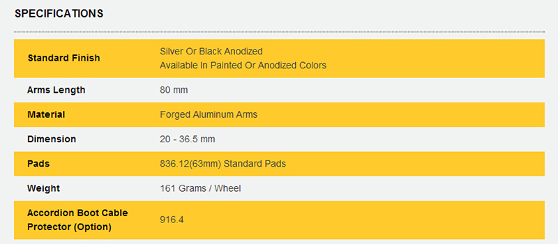 161GWielMiniBmx926ALVBrakeKlemSchuifmaatLineairePullRemSysteemGesmeedAluminiumArmVBrakeschuifmaatMet-1005001337779561