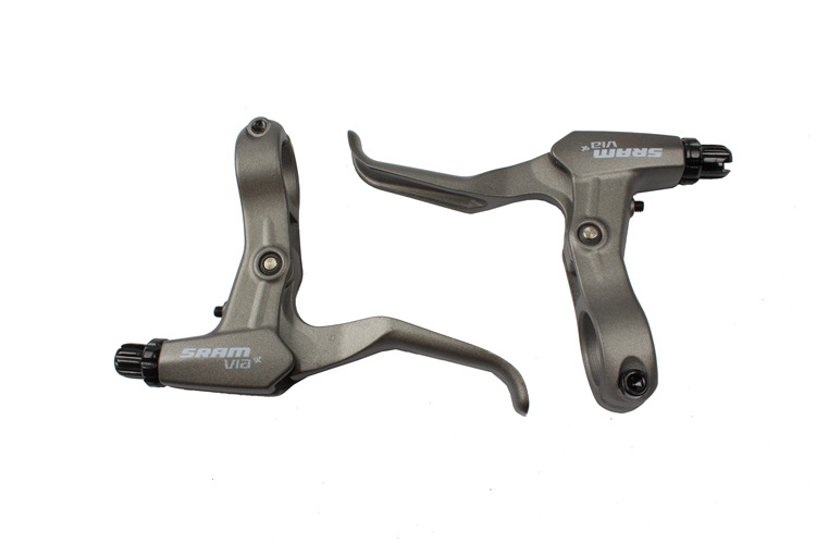 1PaarAlleAluminiumV-BrakeSchijfremmenHendelMountainbikeRoadFietsRemhendelCrankZwartGrijskleur-1005001337757359