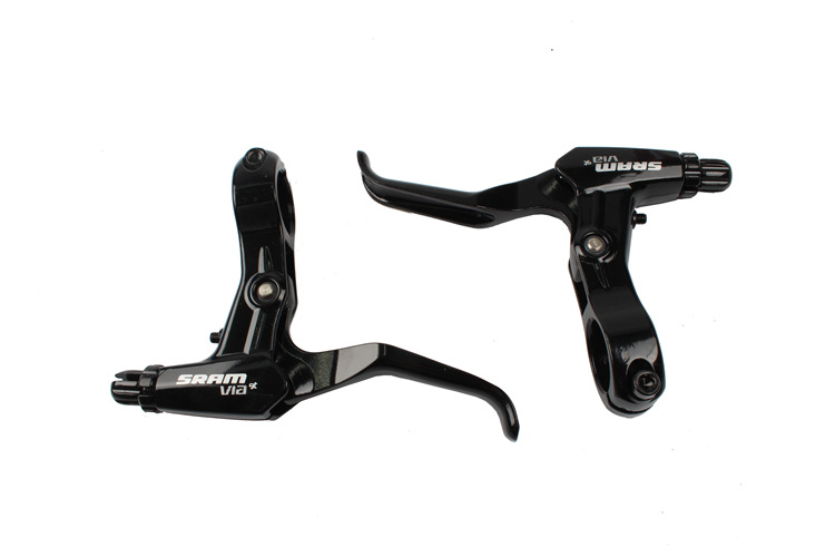 1PaarAlleAluminiumV-BrakeSchijfremmenHendelMountainbikeRoadFietsRemhendelCrankZwartGrijskleur-1005001337757359