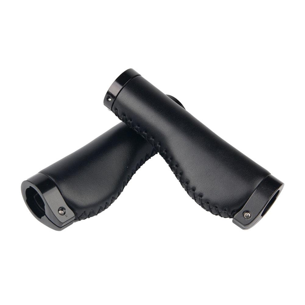 1pairMTBBMXRoadCyclingHandlebarGripsAnti-SkidPULeatherBicycleGripsMountainBikeLockOnBicycleHandlebar-4000108736785
