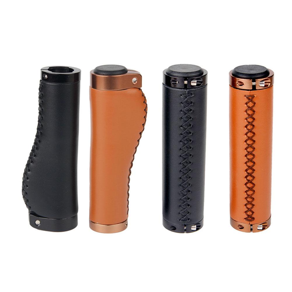 1pairMTBBMXRoadCyclingHandlebarGripsAnti-SkidPULeatherBicycleGripsMountainBikeLockOnBicycleHandlebar-4000108736785