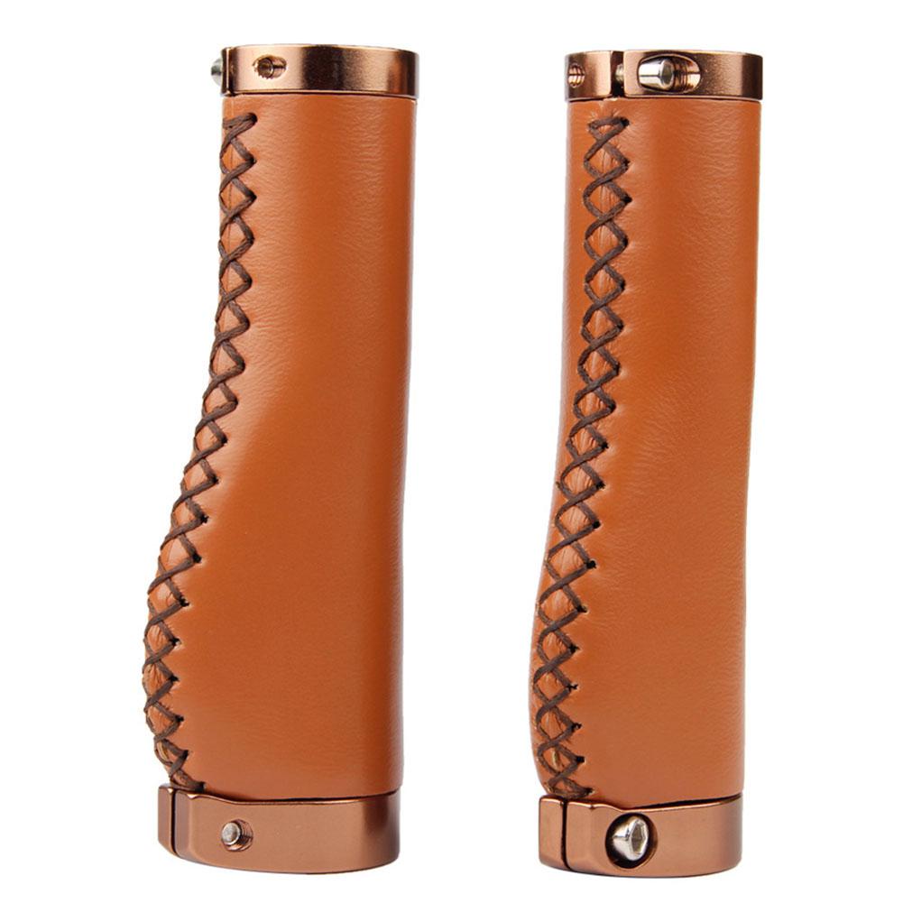 1pairMTBBMXRoadCyclingHandlebarGripsAnti-SkidPULeatherBicycleGripsMountainBikeLockOnBicycleHandlebar-4000108736785