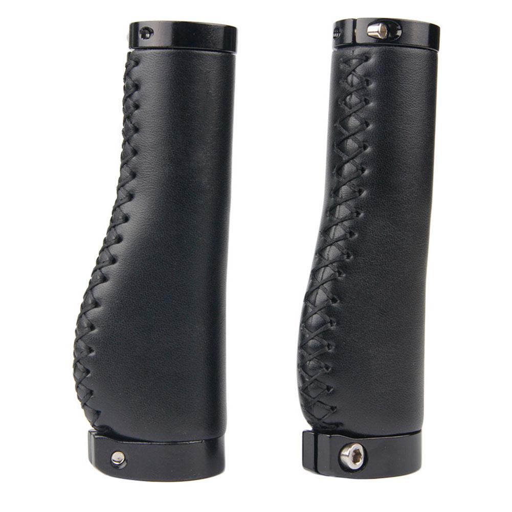 1pairMTBBMXRoadCyclingHandlebarGripsAnti-SkidPULeatherBicycleGripsMountainBikeLockOnBicycleHandlebar-4000108736785