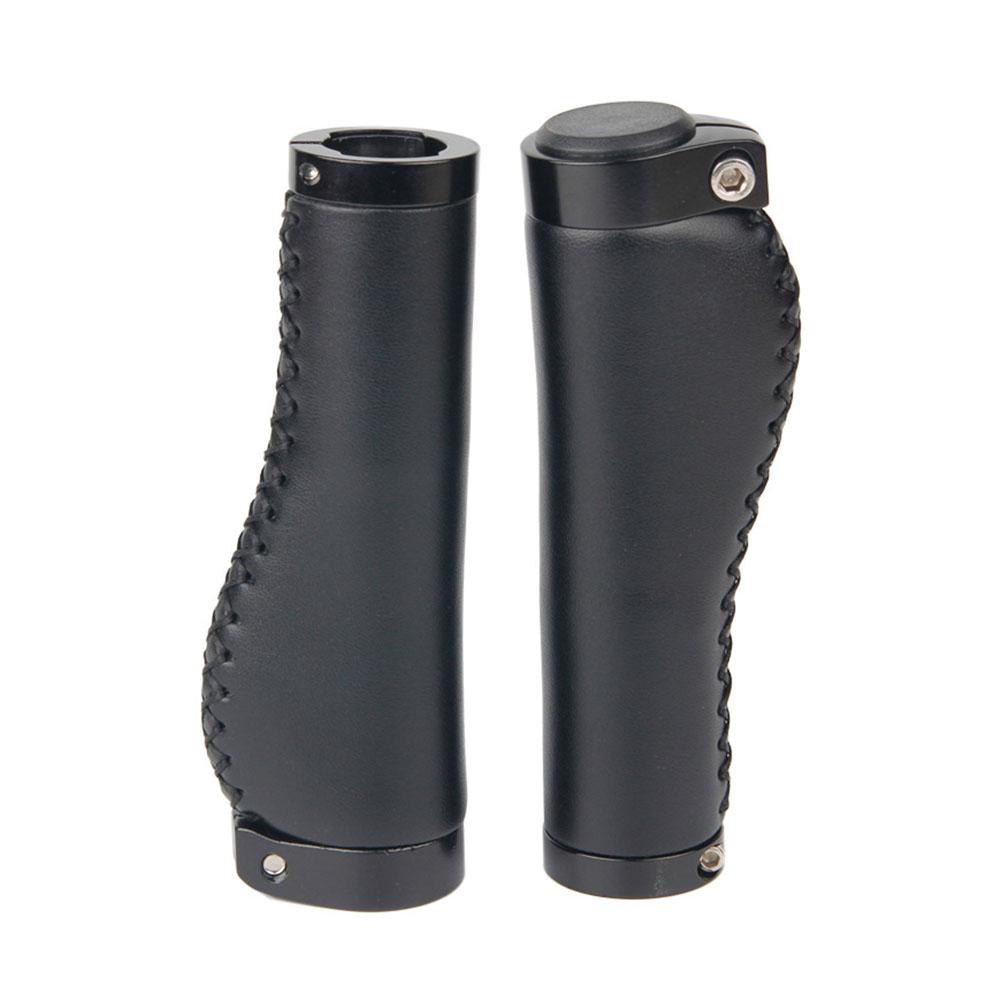 1pairMTBBMXRoadCyclingHandlebarGripsAnti-SkidPULeatherBicycleGripsMountainBikeLockOnBicycleHandlebar-4000108736785