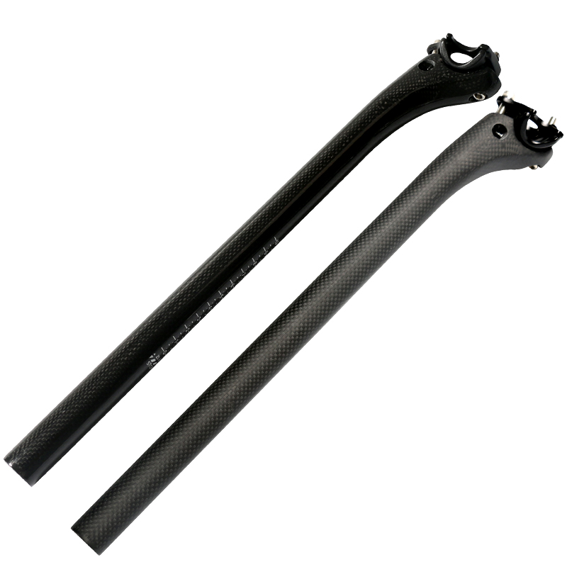 3KFullCarbonFiberFietsZadelpenOffset20MmFietsonderdelen254272308316350400MmWegMountainbikeZadelpen-4001272591930