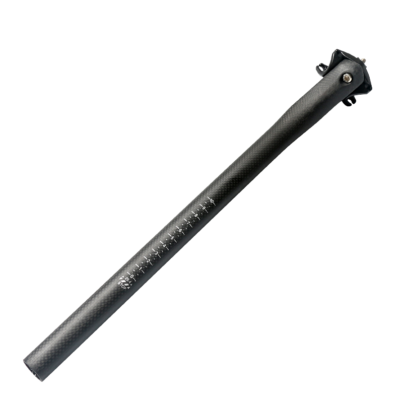 3KFullCarbonFiberFietsZadelpenOffset20MmFietsonderdelen254272308316350400MmWegMountainbikeZadelpen-4001272591930