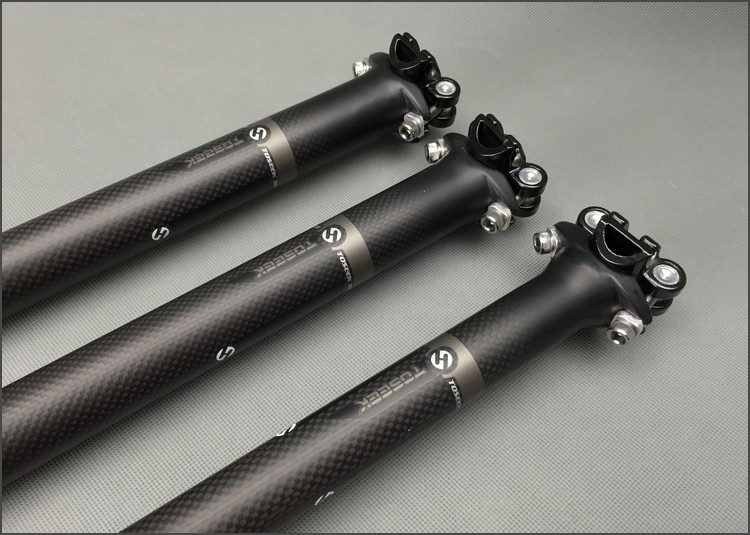 3KMatteFullCarbonFiberFietsZadelpenSuperlichteMtbRacefietsFietsenZadelpenOnderdelen272308316X350400M-4001272635439