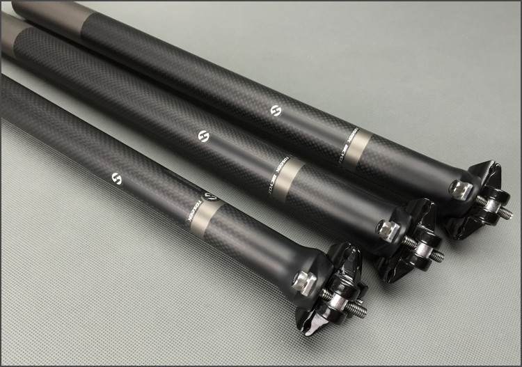 3KMatteFullCarbonFiberFietsZadelpenSuperlichteMtbRacefietsFietsenZadelpenOnderdelen272308316X350400M-4001272635439