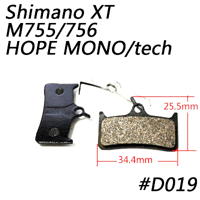 4Paar8StuksmtbFietsFietsenSchijfremblokkenSemi-MetallicRemblokkenVoorShimanoSramAvidHayesMaguraFormu-1005001313921598