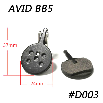 4Paar8StuksmtbFietsFietsenSchijfremblokkenSemi-MetallicRemblokkenVoorShimanoSramAvidHayesMaguraFormu-1005001313921598