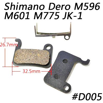 4Paar8StuksmtbFietsFietsenSchijfremblokkenSemi-MetallicRemblokkenVoorShimanoSramAvidHayesMaguraFormu-1005001313921598