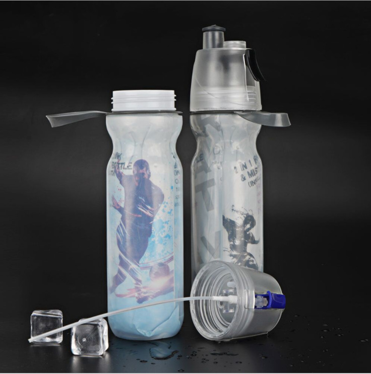500MlFietsWaterflesOutdoorSportFietsenSprayRijdenFlesPeDoubleHoudenCoolPlasticFietsWaterCupHydrokolf-1005001315685621