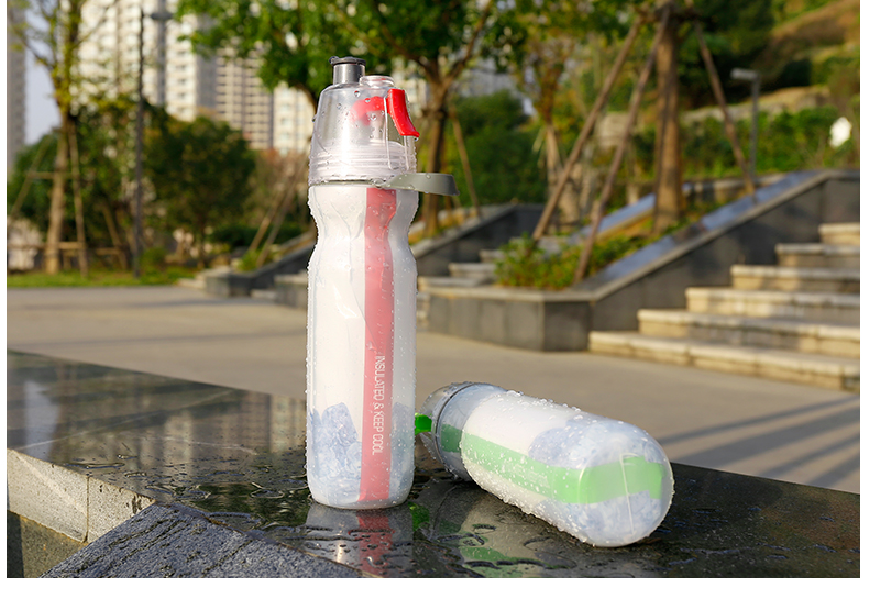 500MlFietsWaterflesOutdoorSportFietsenSprayRijdenFlesPeDoubleHoudenCoolPlasticFietsWaterCupHydrokolf-1005001315685621