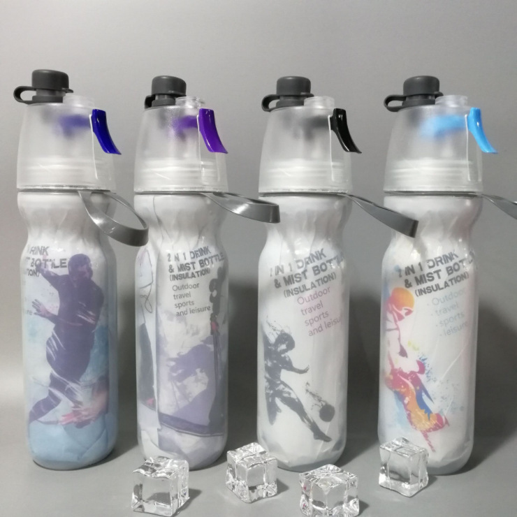 500MlFietsWaterflesOutdoorSportFietsenSprayRijdenFlesPeDoubleHoudenCoolPlasticFietsWaterCupHydrokolf-1005001315685621