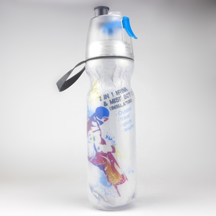 500MlFietsWaterflesOutdoorSportFietsenSprayRijdenFlesPeDoubleHoudenCoolPlasticFietsWaterCupHydrokolf-1005001315685621
