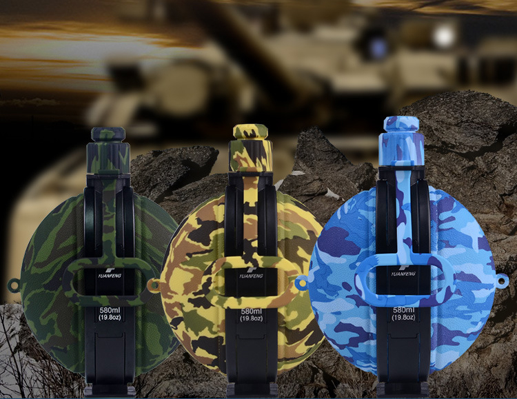 580MlOutdoorWaterFlessenBagSportCamouflageDraagbareWaterFlesHouderGroteCapaciteitVouwfietsWaterFles-1005001315777009