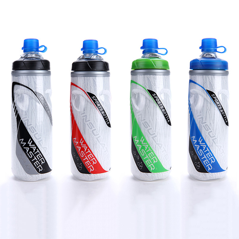 610mlBicycleBottleOutdoorSportKeepColdBottleCyclingClimbingHikingDrinkBottleCoolerWarmerBikePlasticW-4001274553796