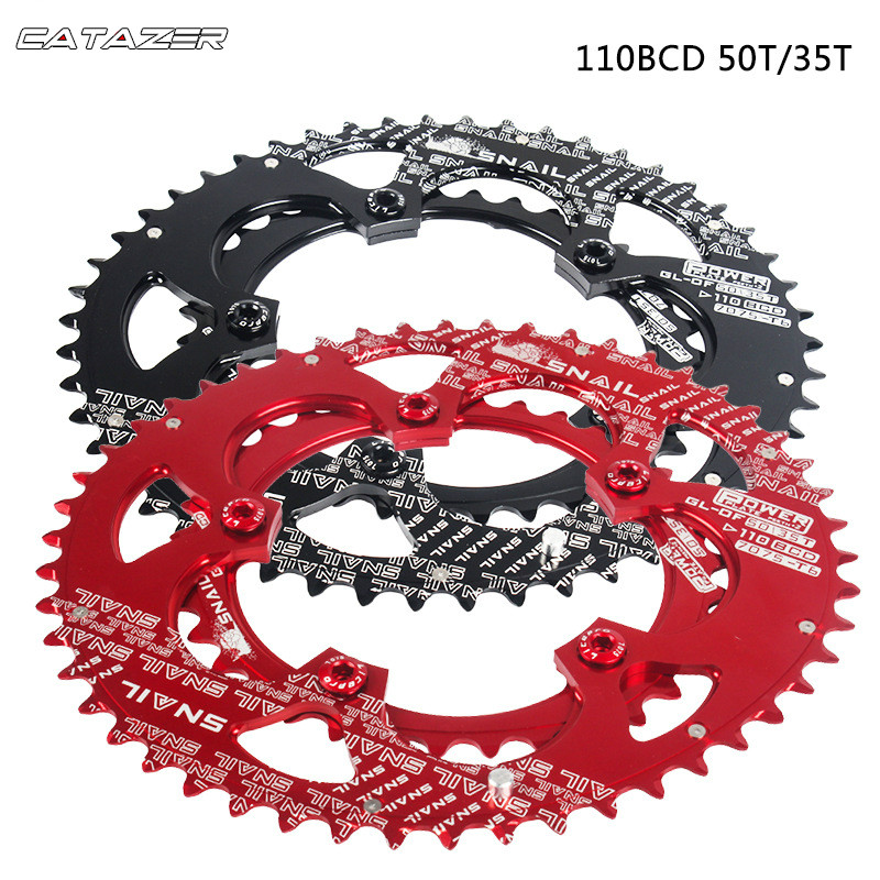 700CRoadFiets110BCD5035TOvaleKettingwielKitBike7075-T6LegeringUltralightEllipseKlimmenPowerKettingbl-1005001297636636
