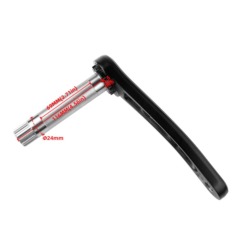 89101112Speed170175MmMtbBikeCrankstelAluminiumMetBsaBodembracketMountainFietsCrankstelCompatibelSram-4001313525156