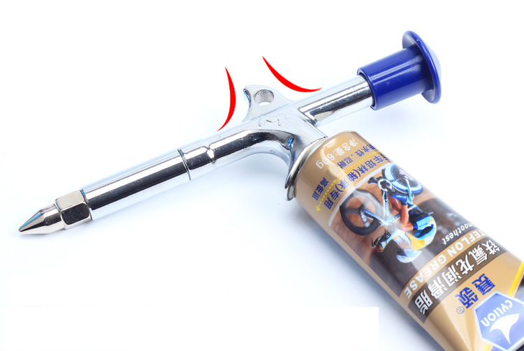 AluminiumFietsGlijmiddelGreaseGunVoorMountainMtbBikeServiceToolsFietsAccessoiresVetOliePreciezeInjec-4001247759019