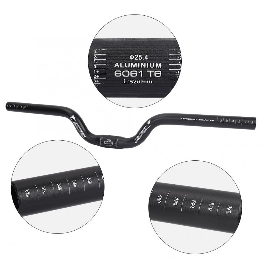 AluminiumZwaluwVormigeStuur520Mm254MmVoorWegMountainbikeStuurwielFietsOnderdelenFietsStuur-4001293586285