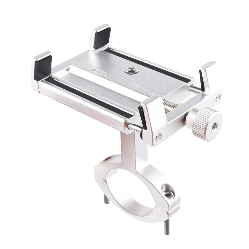 Anti-SlipUniverseleFietsMotorfietsTelefoonHouderBeugelSlimmeMobieleRekkenMobielStuurClip360Draaibaar-4001366086072