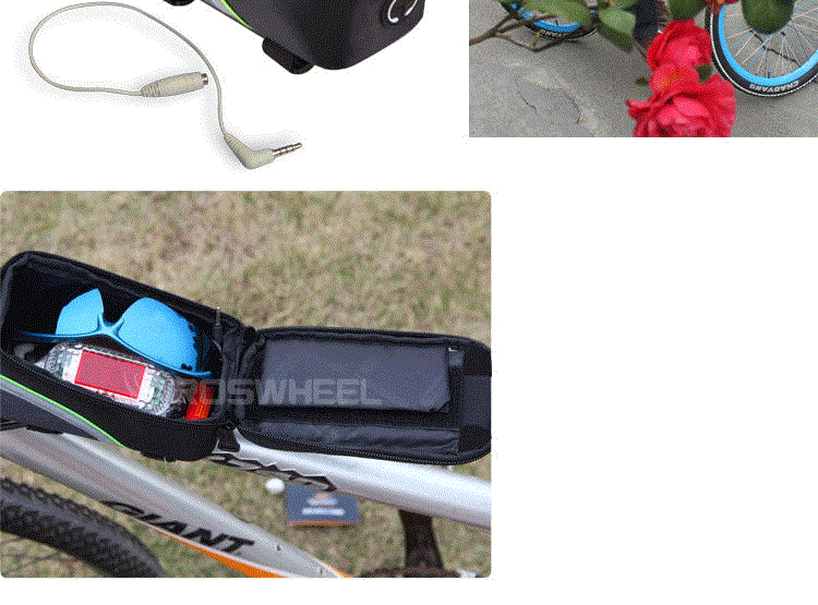 BICYCLEBAGSCYCLINGBIKEFRAMEPHONEBAGSHOLDERPANNIERMOBILEPHONEBAGCASEPOUCH-32907411635