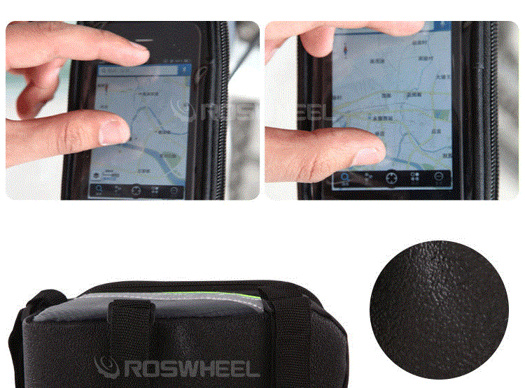 BICYCLEBAGSCYCLINGBIKEFRAMEPHONEBAGSHOLDERPANNIERMOBILEPHONEBAGCASEPOUCH-32907411635