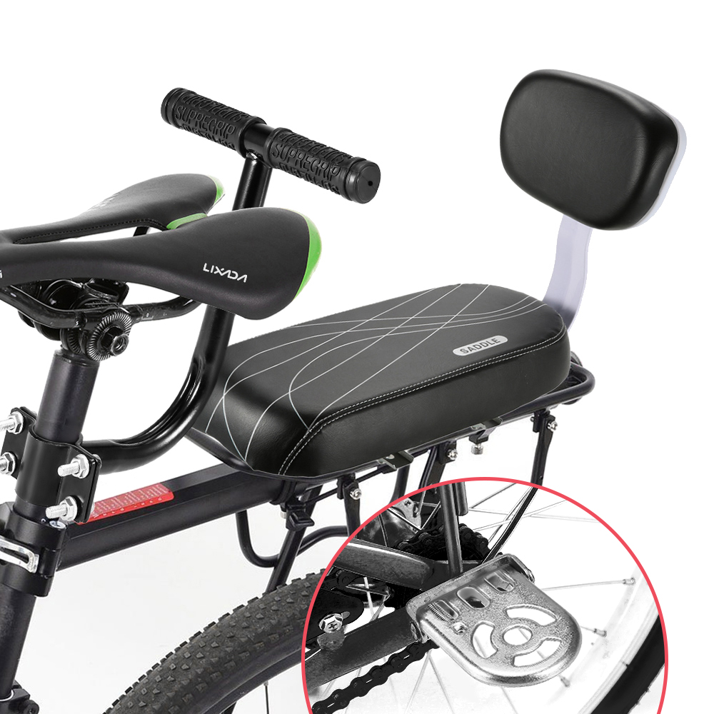 BicycleBackSeatBicycleChildSeatCoverBikeRackRestCushionWithBackSaddleCycleAccessoriesPartsBicicletaP-4001272314584