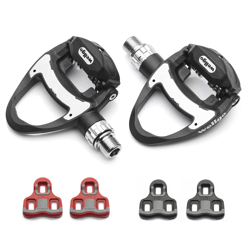 BicyclePedalR312249gUltra-LightCarbonRoadBicycleCliplessPedalswith3BearingKEOCompatibleIncludeTwoPai-4001289579345