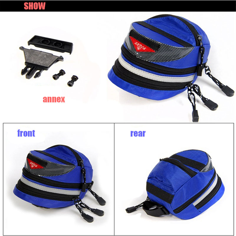 BicycleRetroCanvasSaddleBagSeatPostStorageTailPouchCyclingMTBRoadBikeRearPannierBikeStorageBags-32917502443