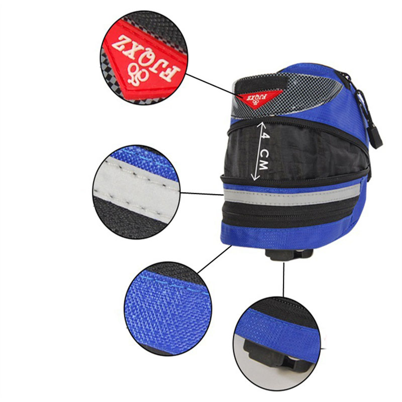 BicycleRetroCanvasSaddleBagSeatPostStorageTailPouchCyclingMTBRoadBikeRearPannierBikeStorageBags-32917502443