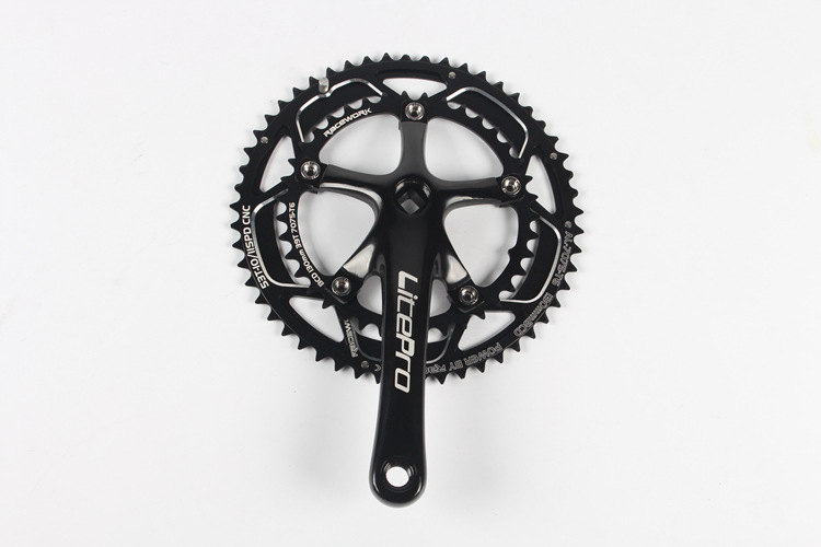 BicylcleRoadBikeCrankChainwheel110BCD5035TOval130BCD3953TDisc5ClawDoublePlate91011SpeedCycling-32963299614