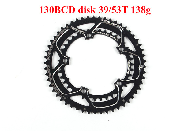 BicylcleRoadBikeCrankChainwheel110BCD5035TOval130BCD3953TDisc5ClawDoublePlate91011SpeedCycling-32963299614