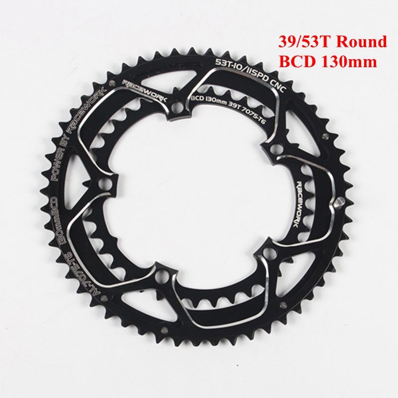 BicylcleRoadBikeCrankChainwheel110BCD5035TOval130BCD3953TDisc5ClawDoublePlate91011SpeedCycling-32963299614