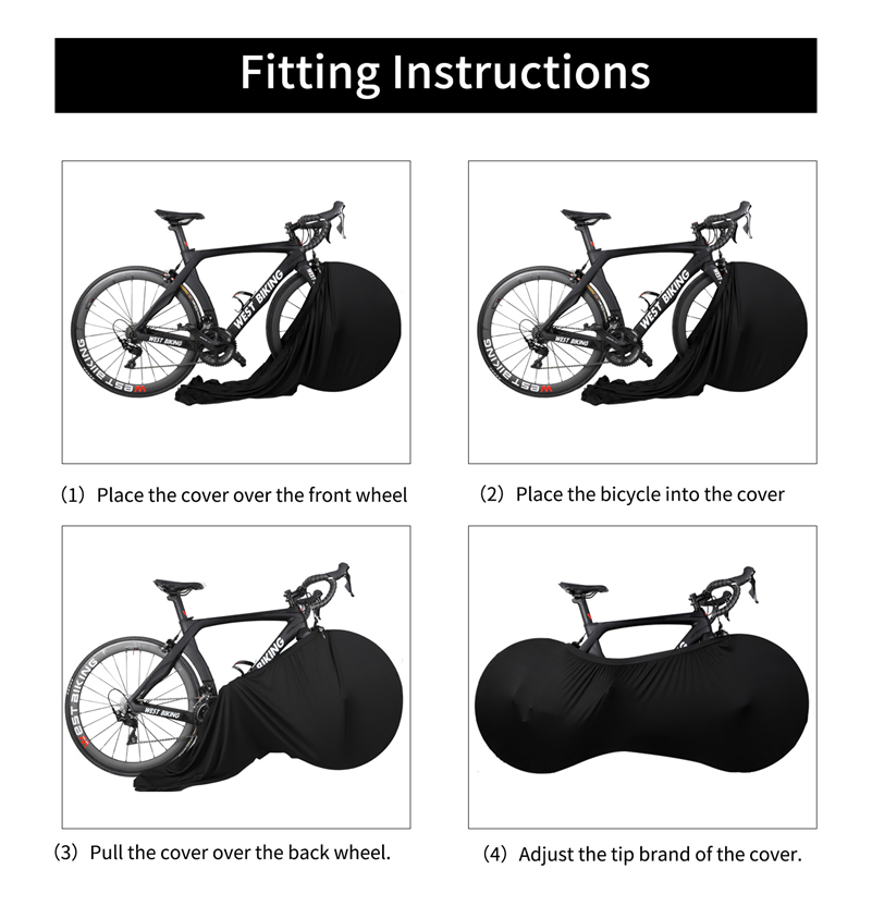 BikeBeschermerMtbRoadFietsCoverAnti-stofWielenFrameCoverScratch-ProofOpbergtas24-700COf29inchBescher-1005001354111897