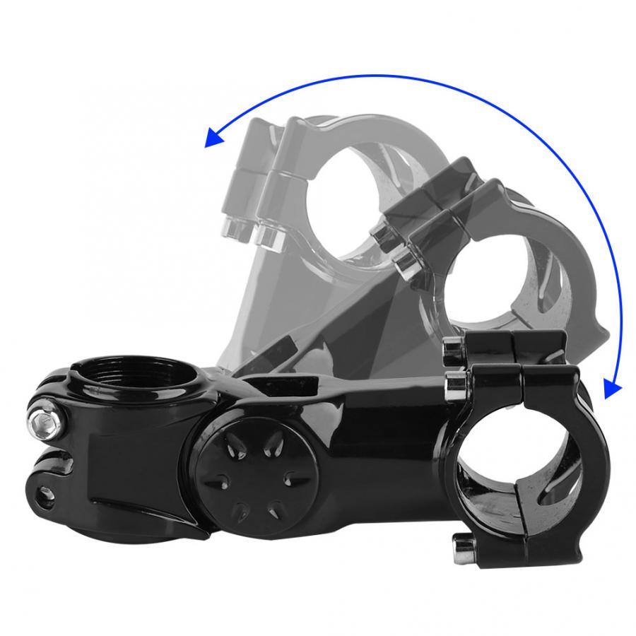 BikeStemAluminumAlloyAdjustableAngleRoadBicycleStemLightweightBikeHandlebarRiser318mm286mmCycleHandl-4001339782724
