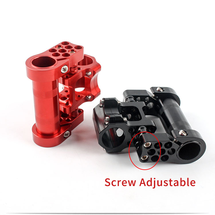 BikeStemFoldingBicycleAdjustableDoubleStemRiser254mmUltra-lightAluminumAlloyCNCBmxBikeHandlebarStemE-4001236951940