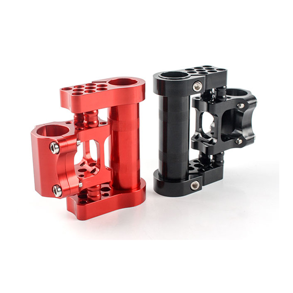 BikeStemFoldingBicycleAdjustableDoubleStemRiser254mmUltra-lightAluminumAlloyCNCBmxBikeHandlebarStemE-4001236951940