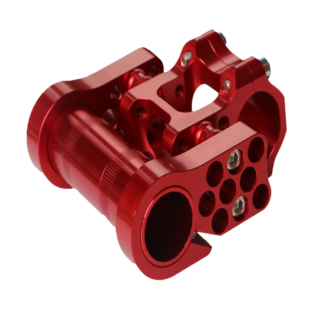 BikeStemFoldingBicycleAdjustableDoubleStemRiser254mmUltra-lightAluminumAlloyCNCBmxBikeHandlebarStemE-4001236951940