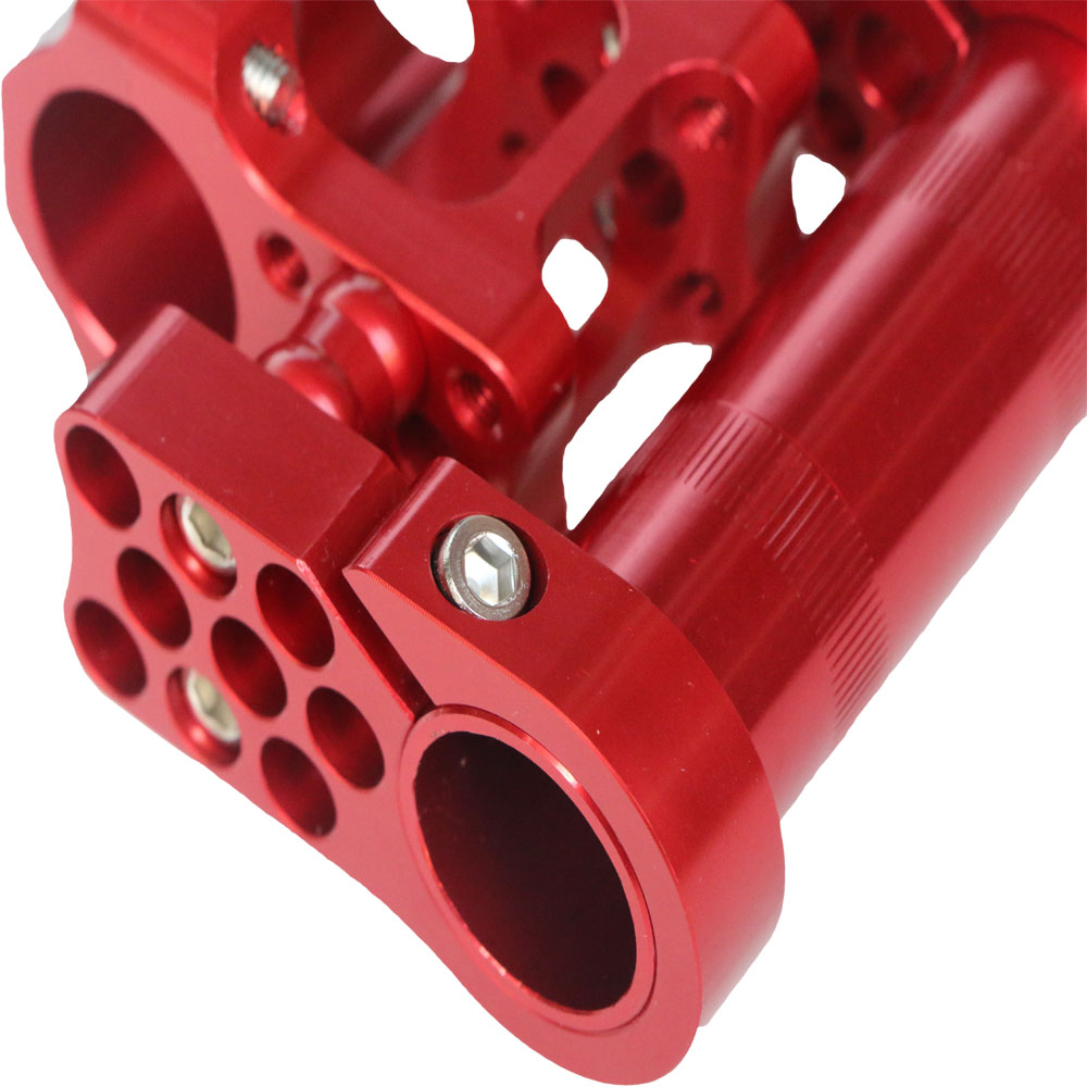 BikeStemFoldingBicycleAdjustableDoubleStemRiser254mmUltra-lightAluminumAlloyCNCBmxBikeHandlebarStemE-4001236951940