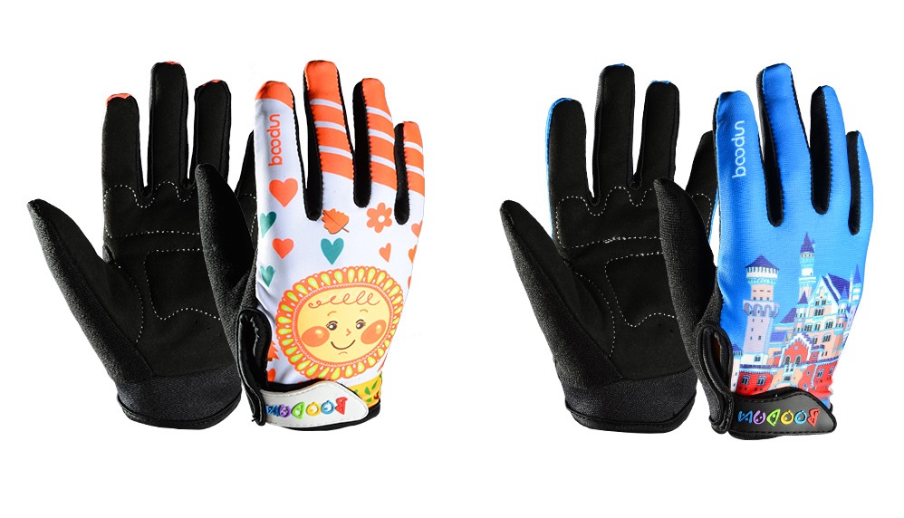 Boodun4-10JaarOudeKinderenVolledigeVingerFietshandschoenenSkateSportMtbRidingMountainbikeFietsHandsc-1005001338163143