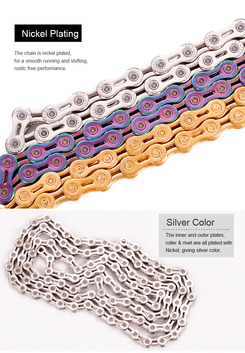 CatazerFietsketting91011SnelheidMetConnectorMasterLinksHolleMtbBikeChainGoldRadiantOptioneelTang-1005001322046642