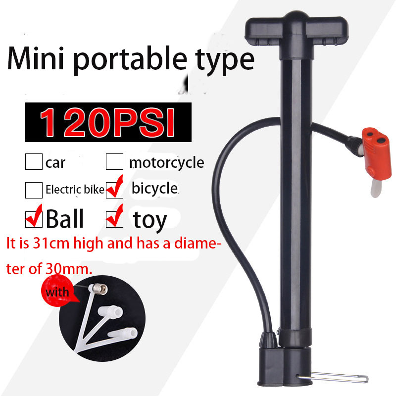 CatazerMountainbikeElektrischeFietsMotorfietsAutoFietsPompHogeDrukDraagbareBasketbalInflatorFietsAcc-4001316894394