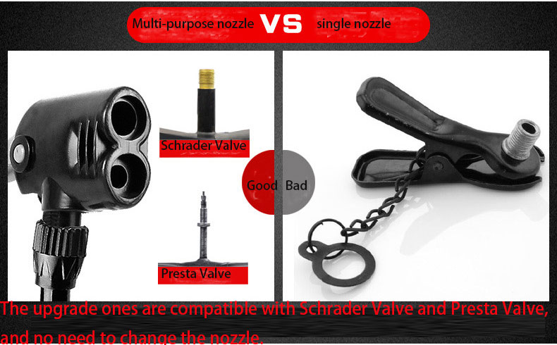 CatazerMountainbikeElektrischeFietsMotorfietsAutoFietsPompHogeDrukDraagbareBasketbalInflatorFietsAcc-4001316894394