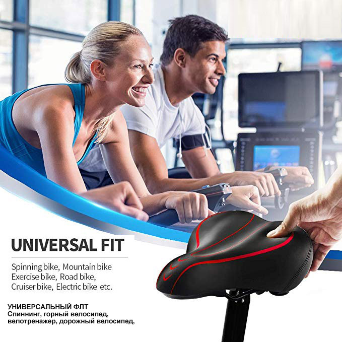 ComfortabeleSchokabsorptieEenvoudigeFietsZadelFietszadelVoorVrouwMannelijkeWaterdichteLederenFietsSe-4001297759920