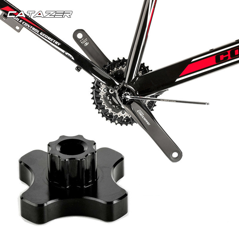 FietsCrankPullerSpokeKorteSleutelCrankPullerRepairToolAluminiumCrankCoverRemovalToolFietsKettingbrek-4001297865430