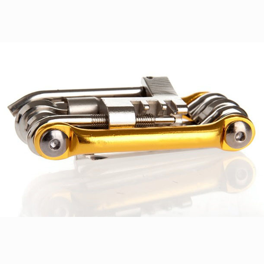 FietsGereedschapReparerenSetFietsReparatieToolKitWrenchSchroevendraaierKetenCarbonStaalFietsMultifun-4001297859434